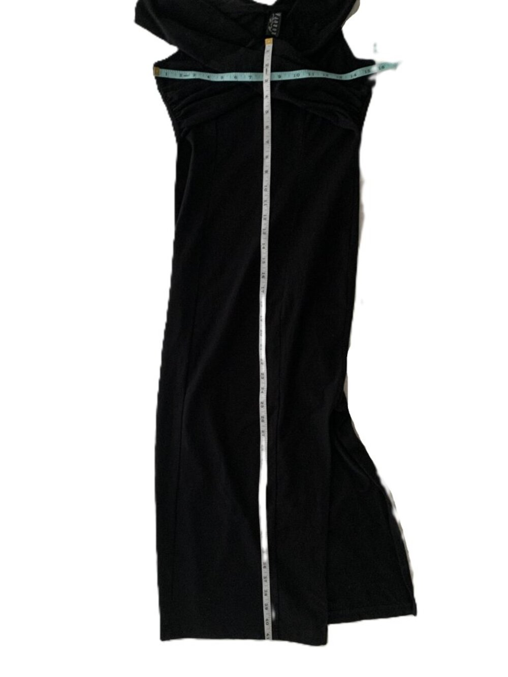 Boutique Europa Black Maxi Dress | Sleeveless Crisscross Bodice | Size 4 - Picture 8 of 10